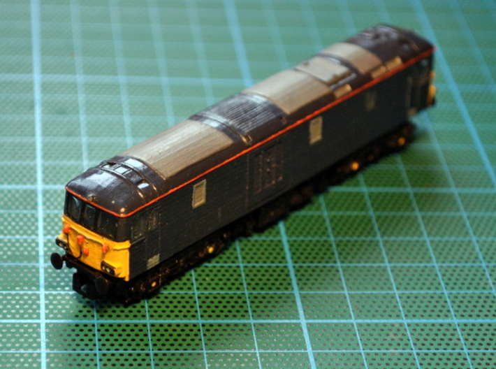 CS/GBRF Class 73/9 1/148 3d printed Built and fitted on dapol chassis