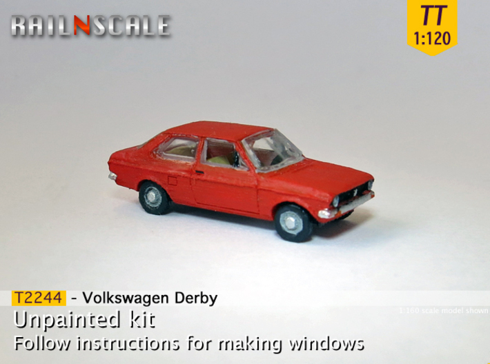 Volkswagen Derby 1 (TT 1:120) 3d printed