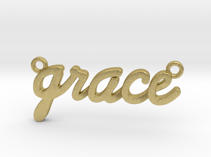 Name Pendant - Grace 3d printed