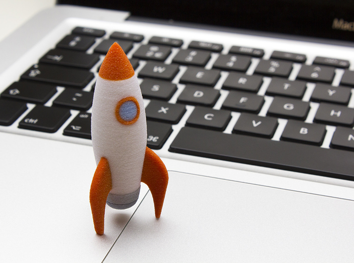Rocketship 3d printed Ready for liftoff!