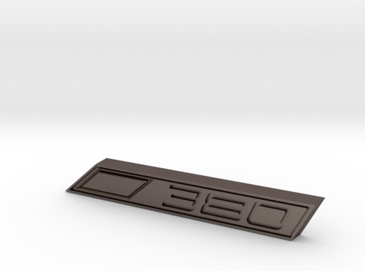 Cupra 380 Text Badge 3d printed