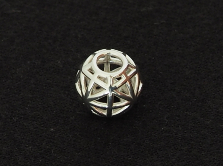 torus_pearl_type8_normal 3d printed Polished Silver