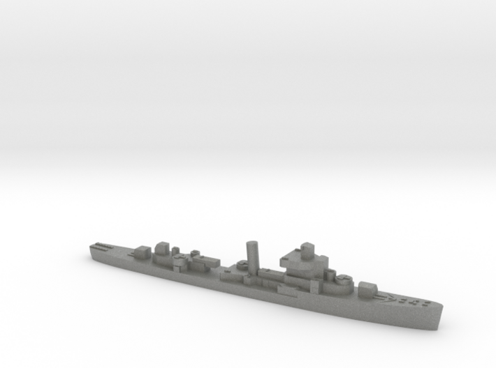 USS Jouett destroyer late war 1:2400 WW2 3d printed