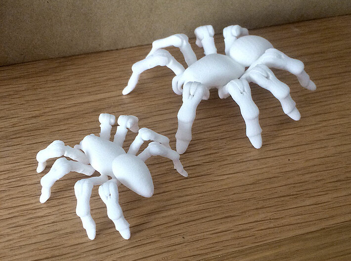 Jointed spider kit 3d printed Actual photo of product