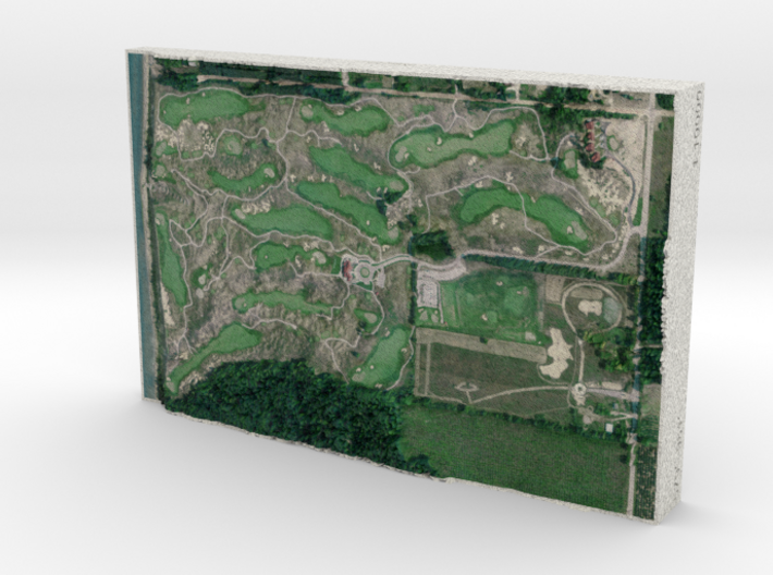 Arcadia Bluffs Golf Course, Michigan, 1:10000 3d printed 
