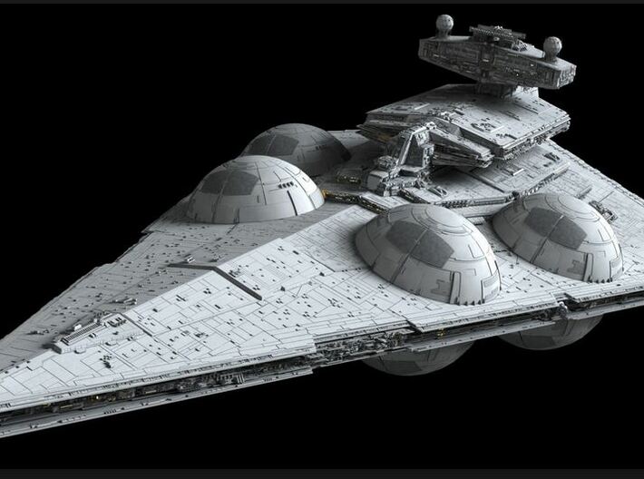 Imperial Interdictor Star Destroyer II 3d printed