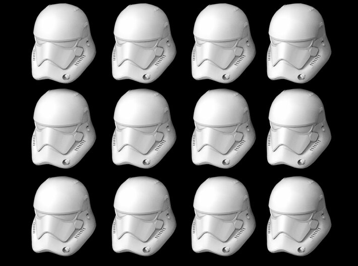 (Legion) 12x First Order Stormptrooper Helmets 3d printed