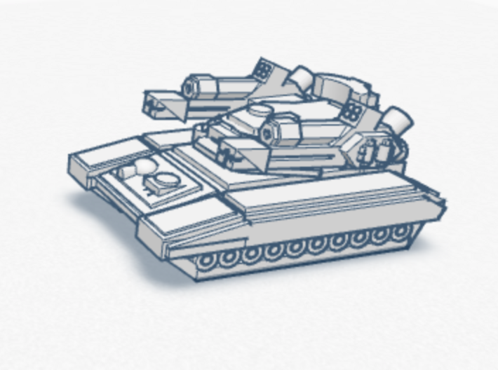 WS-1 Seige Tank "Growler" 3d printed 