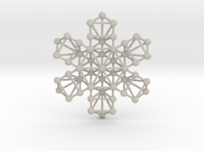 Snowflake of Life 3d printed