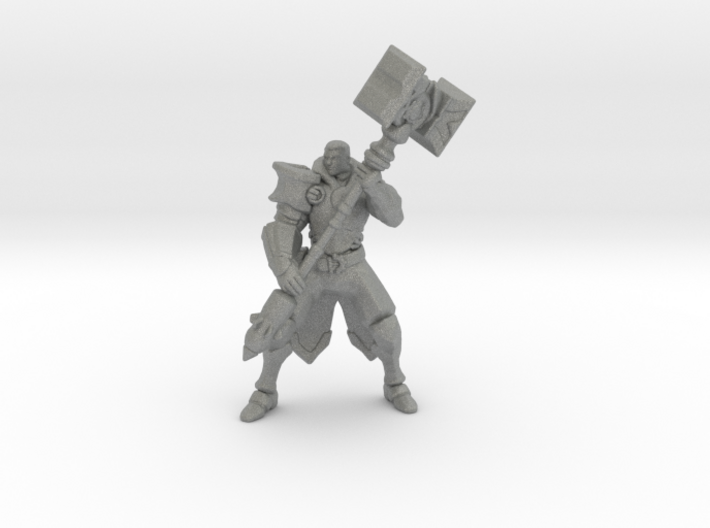 Inquisitor with Thunder Hammer miniature games rpg 3d printed