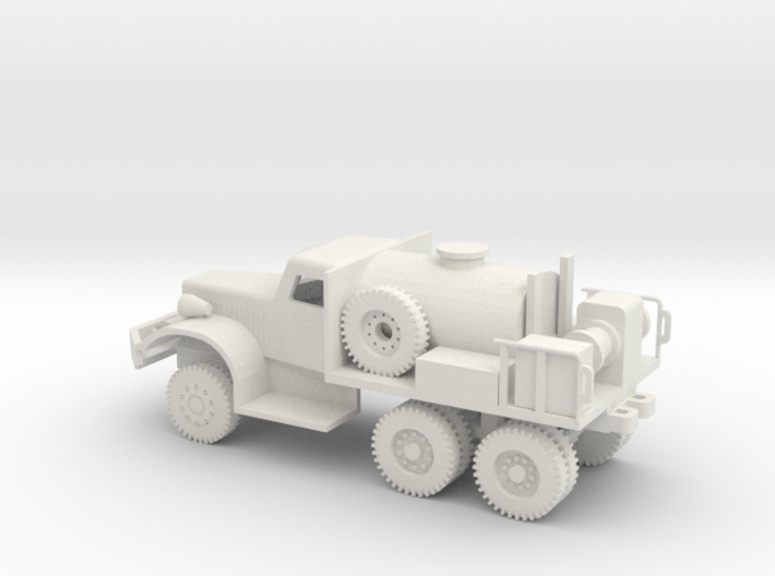 1/72 Scale Diamond T Asphalt Tank Truck 3d printed