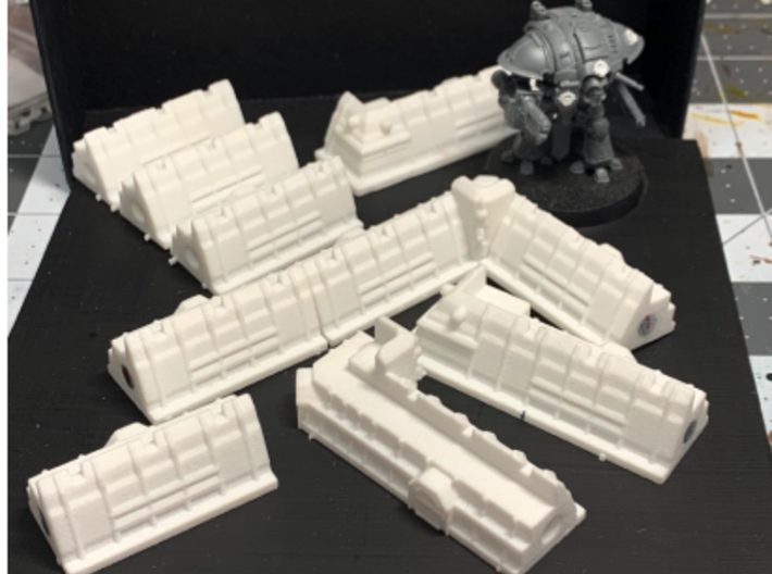 [Epic] 12pc. Assorted : Low Walls (WVP) 3d printed 