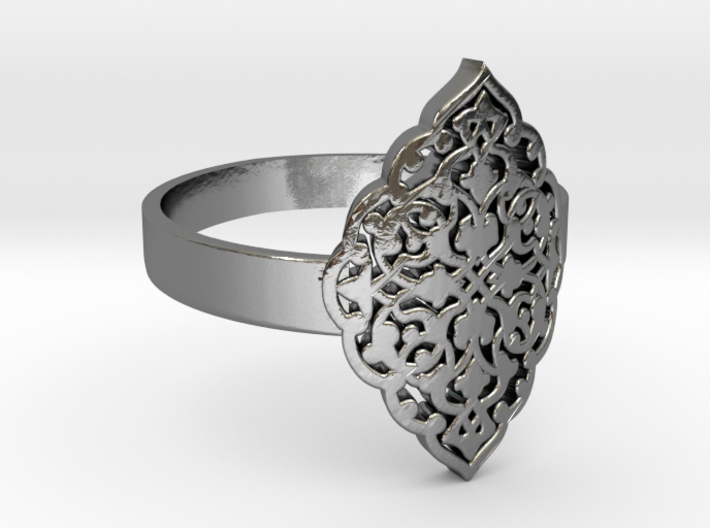 Filigree Fancy Ring KTRF01 3D STL by KTkaRAJ 3d printed