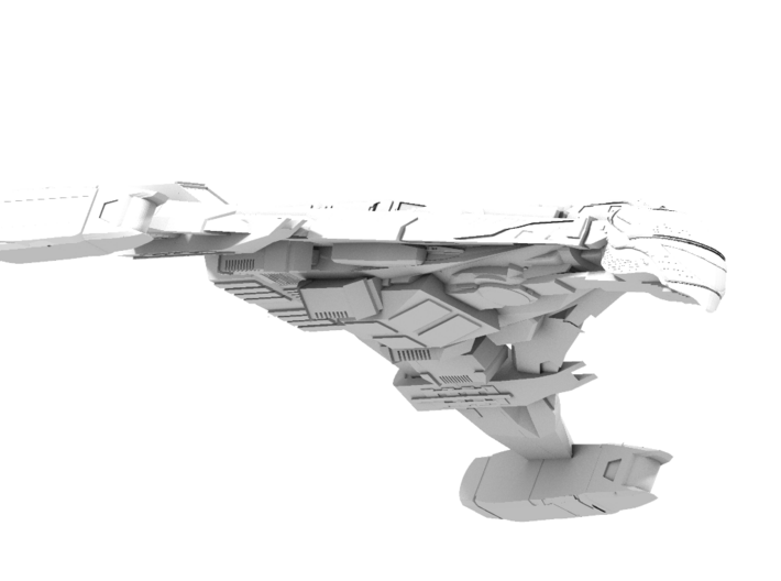 Jemtar Class Battleship 3d printed 
