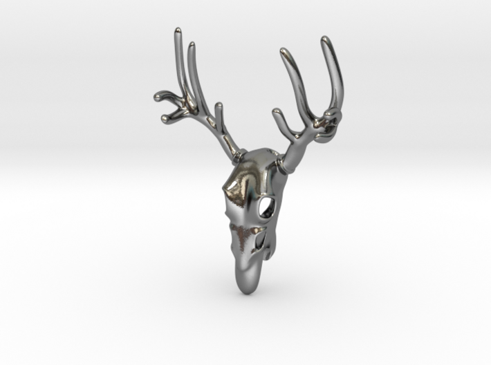 Deer Skull Bottle Opener Pendant 3d printed