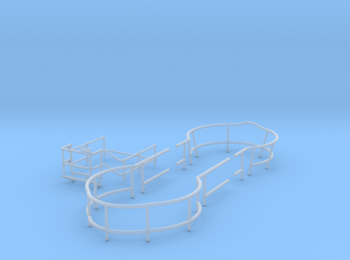 1/72 US Gato Conning Tower Railing SET 3d printed 