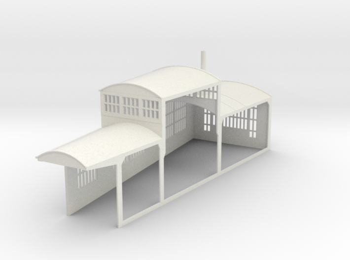 z-160-roundhouse-10-deg-left-side-section-1 3d printed
