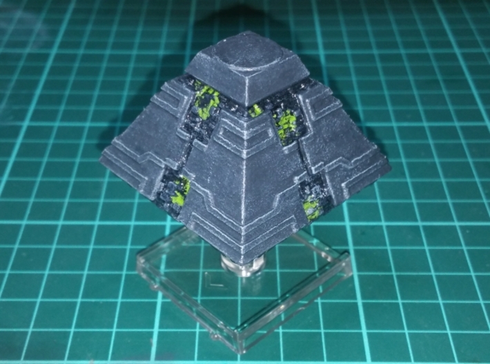 Borg Pyramid 1/15000 Attack Wing 3d printed The painted miniature