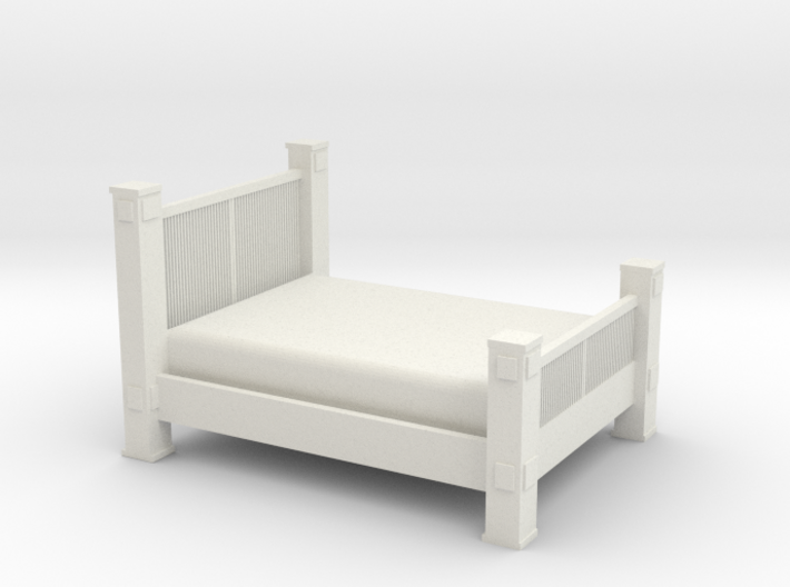 1/12 Scale Western Bed 3d printed