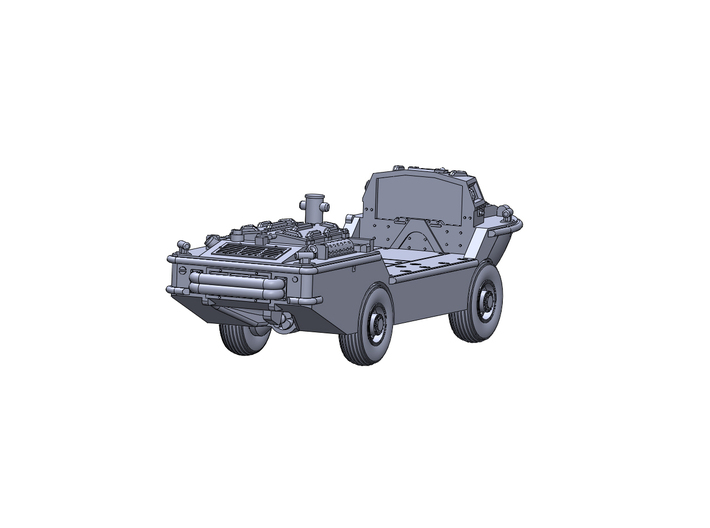 LARC-V amphibious vehicle 3d printed 