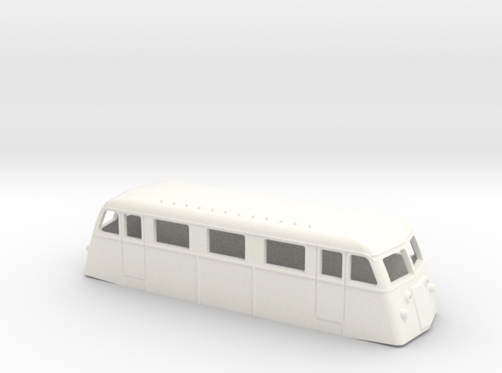 Swedish railcar Yd H0-scale 3d printed