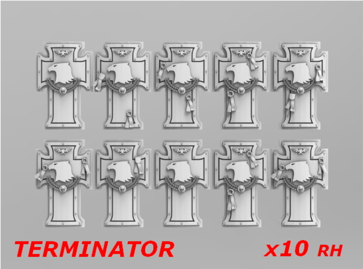 Raptor Terminator Shields Set 1 3d printed