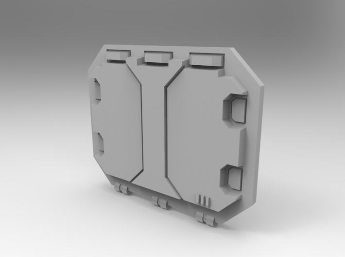 Repulsor Rear and Side Hatch extra armour SET 1 3d printed 