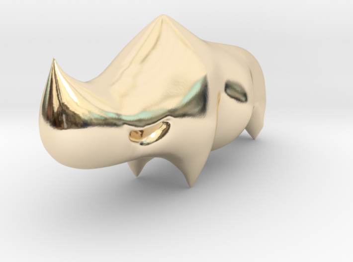 Rhino Sculplture 3d printed