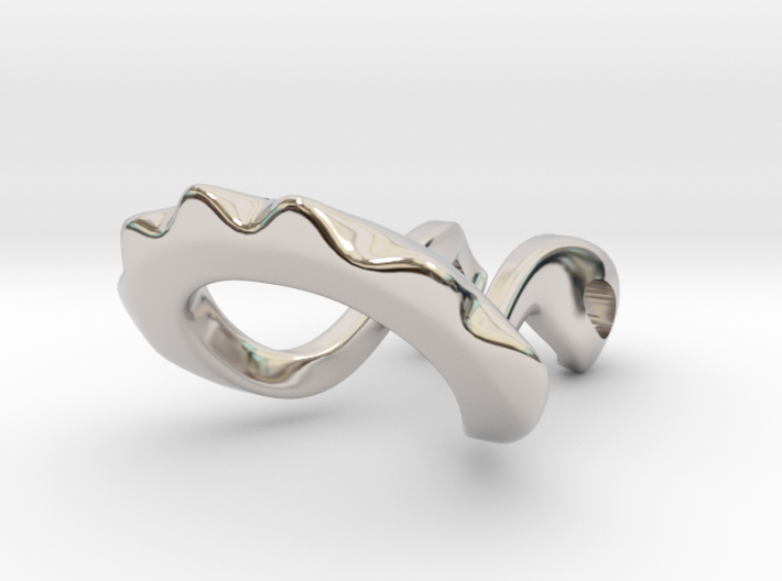Ring holder pendant: Embrace 3d printed