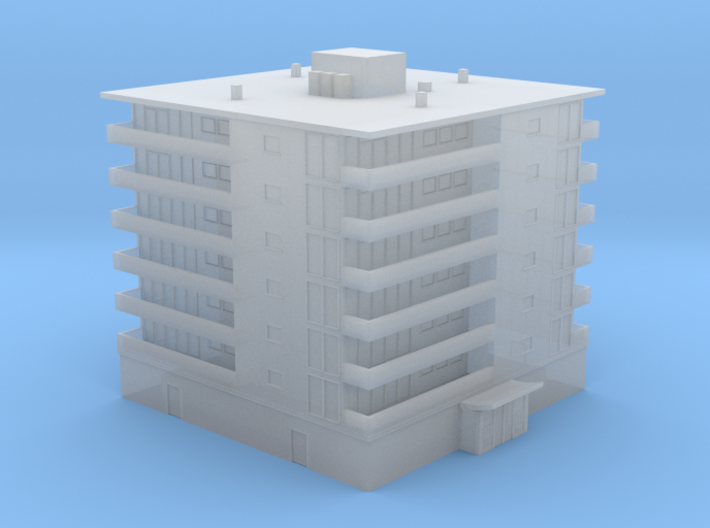 1:700 Scale Apartment #2 3d printed