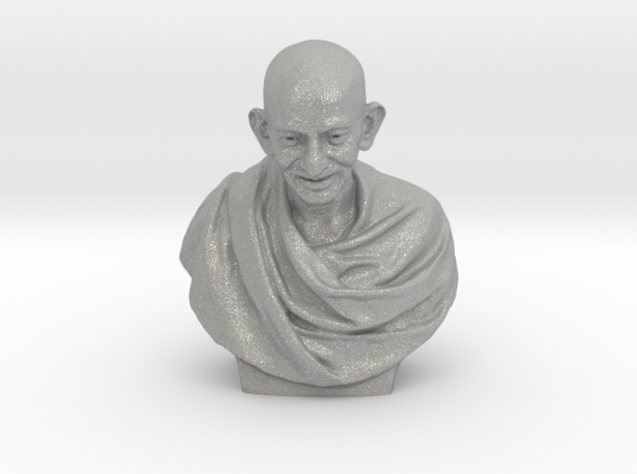 Gandhi bust 3d printed