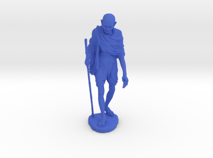 Gandhi with Stick 3d printed