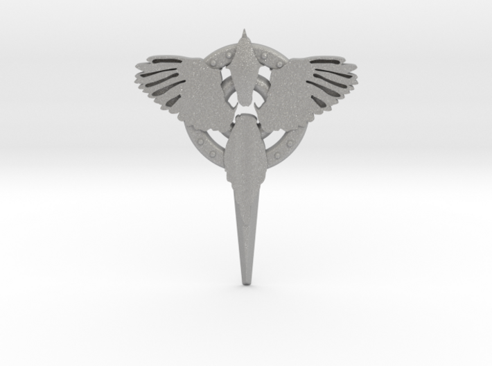Magpie Pin (metal) 3d printed