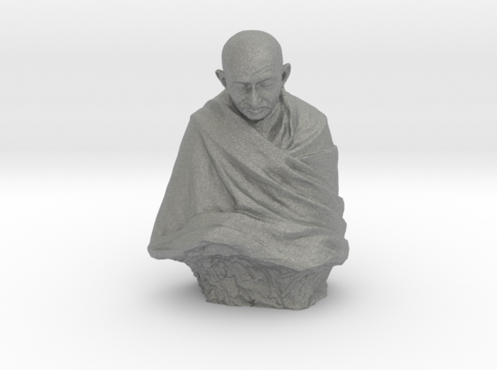 Gandhi by Claire Sheridan 3d printed