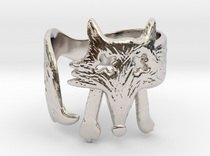 Foxy Ring 3d printed