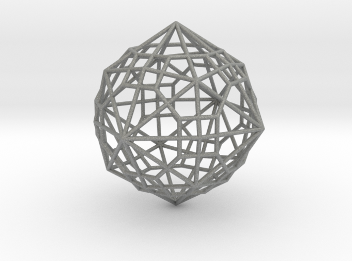0495 Truncated Cuboctahedron + Dual 3d printed