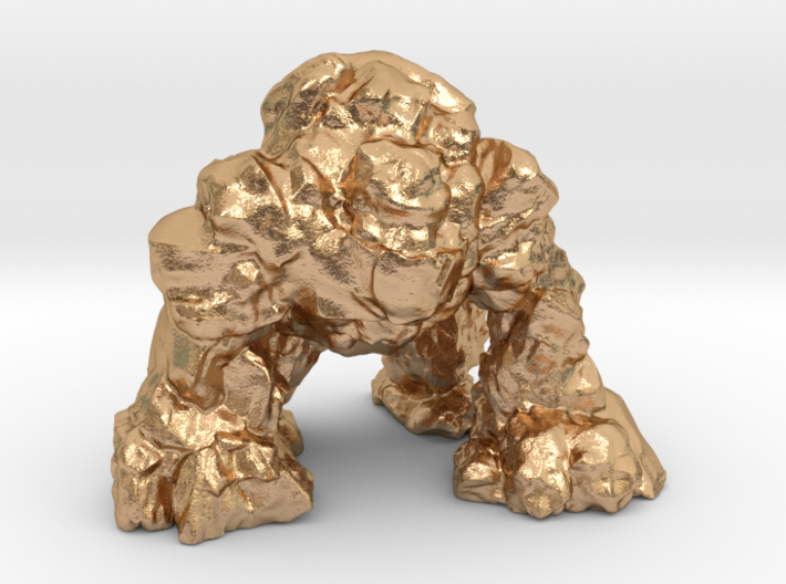 stone giant kaiju monster miniature for games rpg 3d printed
