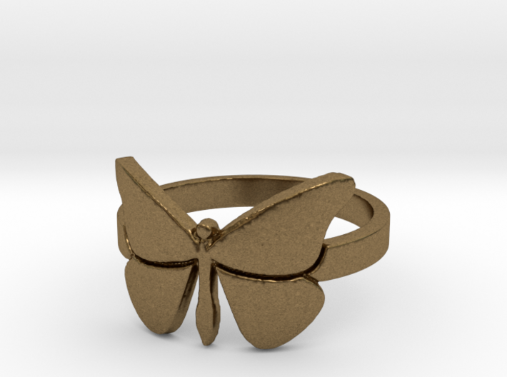 Butterfly (large) Ring Size 7 3d printed