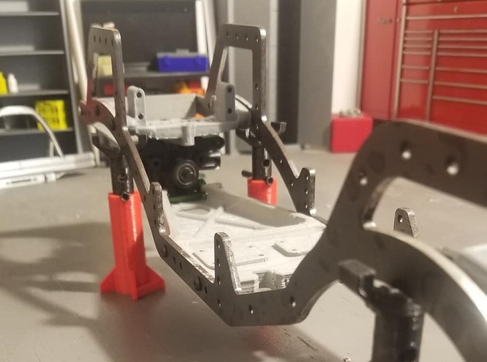 Twin Hammers Diff&Axial Trans Bellypan Brazin 10II 3d printed 