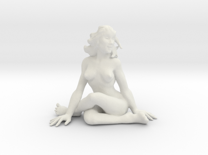 Yoga lady 2&quot; tall 3d printed