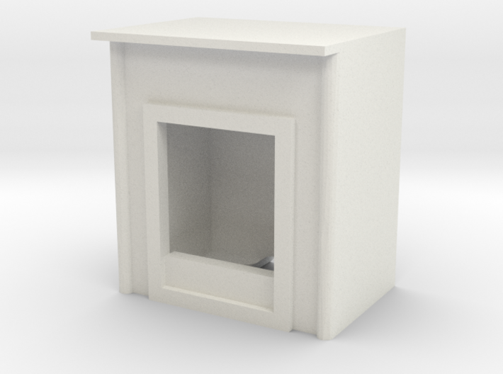 Fireplace 1/56 3d printed