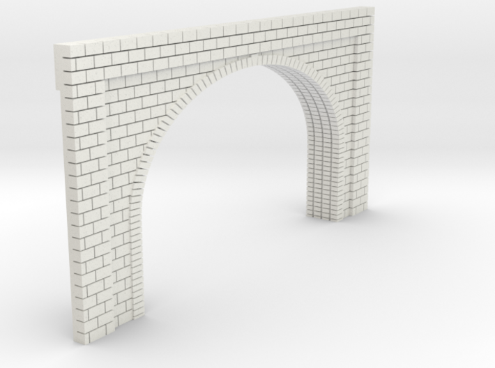 N Scale Tunnel Entrance Double Track 1:160 3d printed