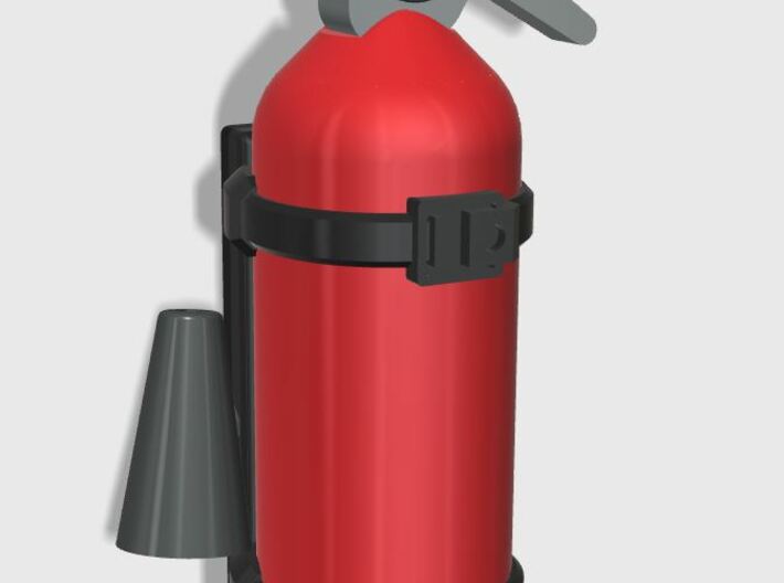 Scale Fire Extinguisher 1:10 3d printed Example