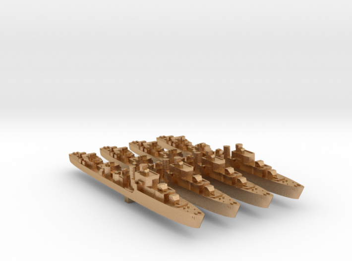 4pk S class British Destroyers 1:3000 WW2 3d printed