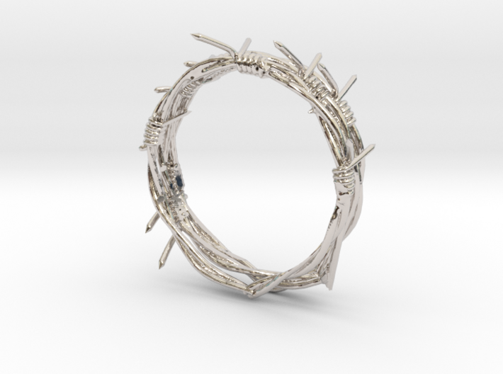 barbed ring 3d printed