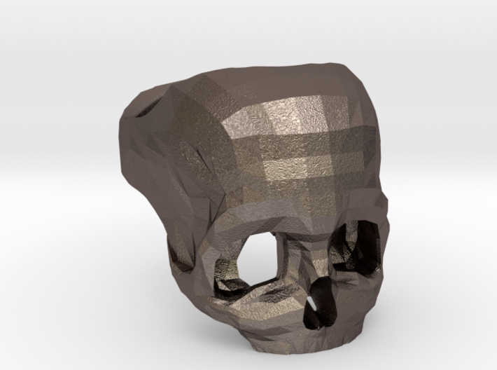 3D Printed Skull Ring by Bits to Atoms 3d printed