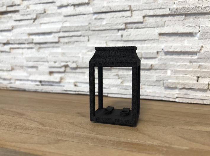 Wall Double Lantern (0.125in Holes) 3d printed 