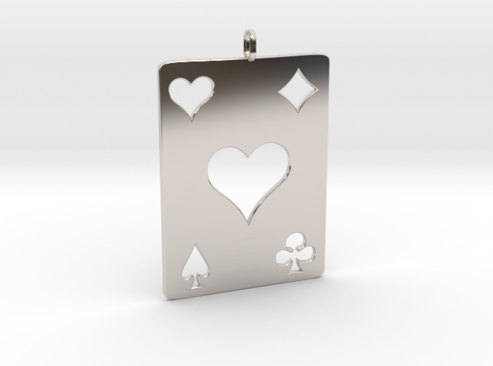 As de coeur - Ace of hearts 3d printed