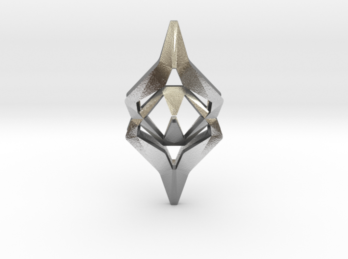 HEART TO HEART Attracture, Pendant 3d printed