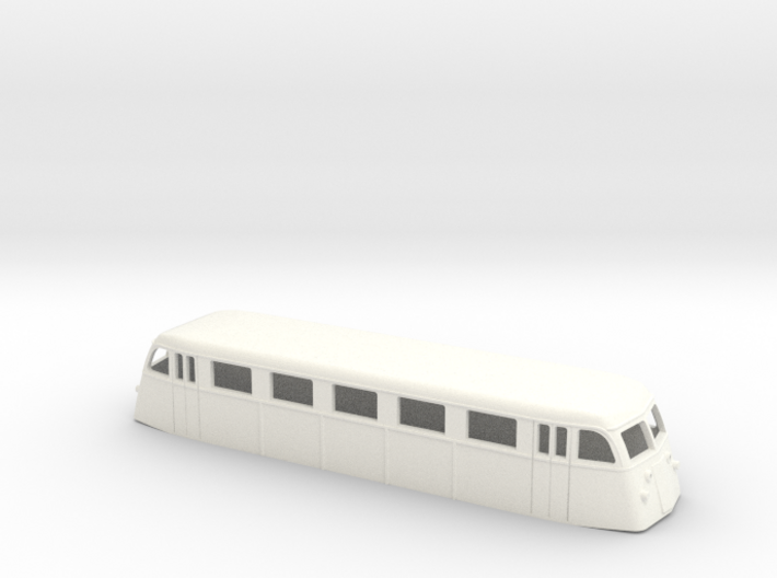 Swedish railcar Yo H0-scale 3d printed